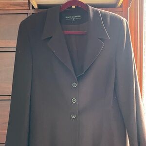 STUNNING Ladies 3 piece suit in delicious chocolate brown crepe